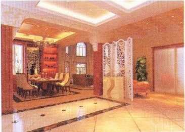 玄關的隔斷高度宜適中